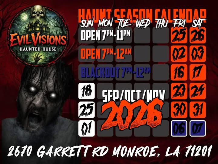 Dates & Hours of Operation